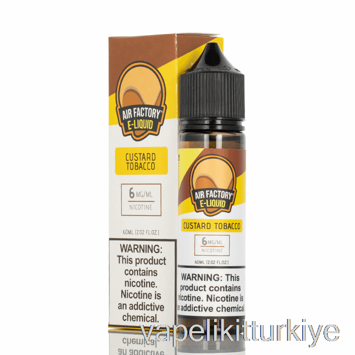 Vape Likit Muhallebi Tütünü - Hava Fabrikası E-sıvısı - 60ml 3mg